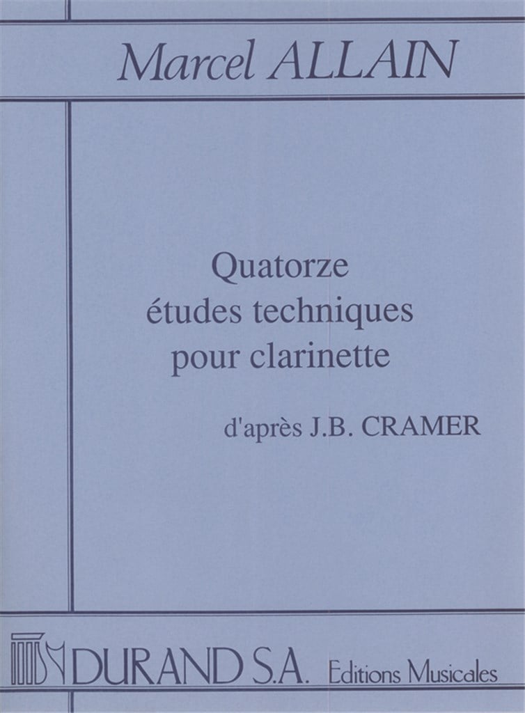14 Etudes Clarinette (Cramer